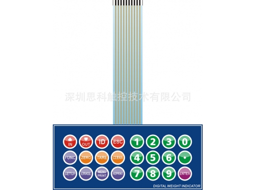 发光薄膜开关